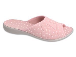 BEFADO VIKI 254D154 Еластични домашни чехли с отворени пръсти, Розови