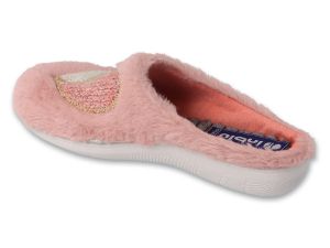 INBLU 155D148 Италиански дамски чехли,  Розови със сърца