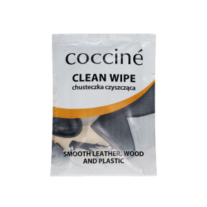 COCCINE CLEANING WIPES Индивидуални Мокри кърпички за почистване на обувки, 25 бр в кутия