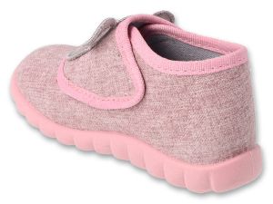 BEFADO FLEXI 454P037 Гъвкави бебешки пантофки за момиче, Розови