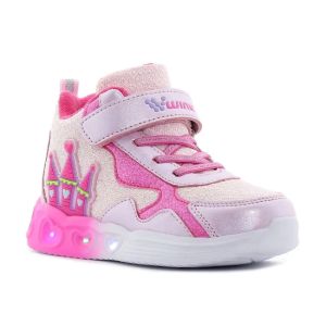 WINK RHEA BRY LED Детски светещи кецове за момиче, Розови