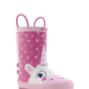 WINK AQQO CROCCO  Детски гумени ботуши с топла подплата, Зелени