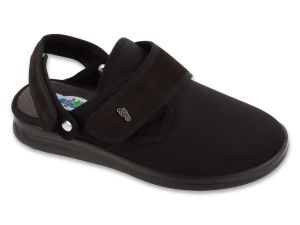 BEFADO DR ORTO 036D007 Pantofi ortopedici femei cu velcro, negri