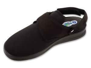 BEFADO DR ORTO 036D007 Pantofi ortopedici femei cu velcro, negri