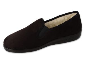 Dr Orto 013M320 Домашни пантофи с естествена вълна, черни