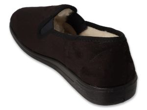 Dr Orto 013M320 Домашни пантофи с естествена вълна, черни