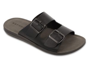 BEFADO HOME & GO 158M025 Мъжки чехли, Черни 