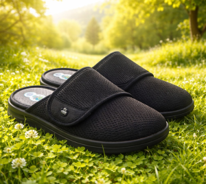 BEFADO DR ORTO 544D001 Дамско сабо за отекъл крак, Черно