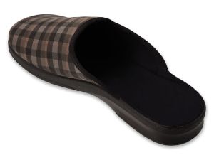 BEFADO 548M048 Полски мъжки  домашни чехли, Кафяво каре