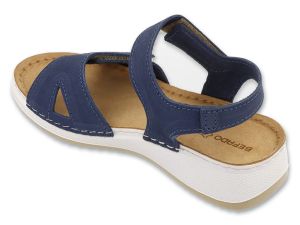 BEFADO HOME&GO 158D310 Дамски анатомични сандали с лепки, Сини