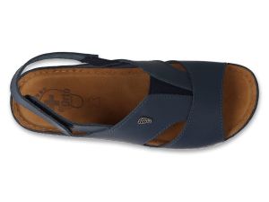 BEFADO HOME & GO 158D263 Дамски анатомични сандали на платформа, Сини