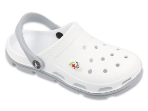 DR ORTO MED 154D301 Медицински чехли с каишка - бели