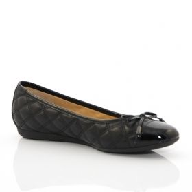 Balerini femei GEOX negri din piele naturala