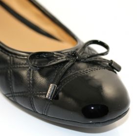 Balerini femei GEOX negri din piele naturala