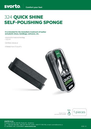 Силиконова самополираща гъба Svorto Quick Shine - безцветна
