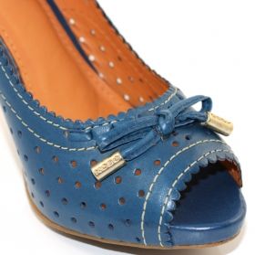 Дамски обувки с ток GEOX D22Q7H 00043 C4007 - сини