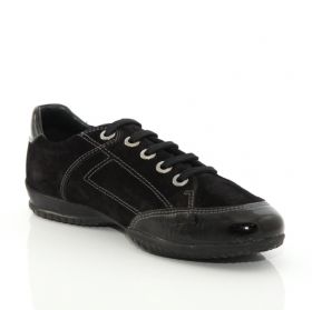 Дишащи Дамски спортни обувки GEOX D0346B 02266 C9999 - велурени с връзки 