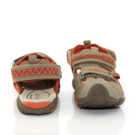 Детски сандали  със затворени пръсти GEOX J9128R 0CE22 C0608, Бежови оранжево